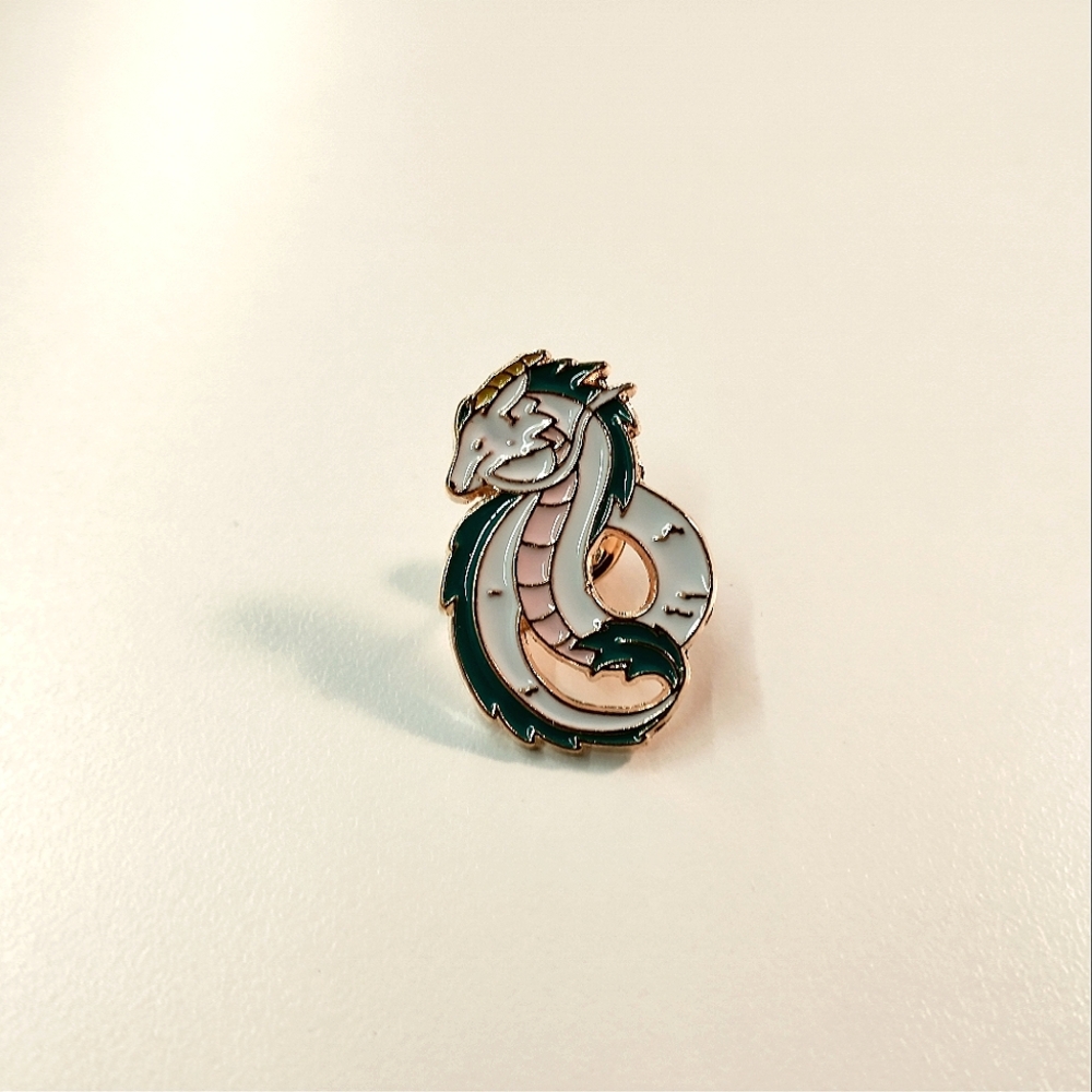 🧁 3/$30 Haku Serpentine Dragon Spirited Away Studio Ghibli Enamel Pin NEW